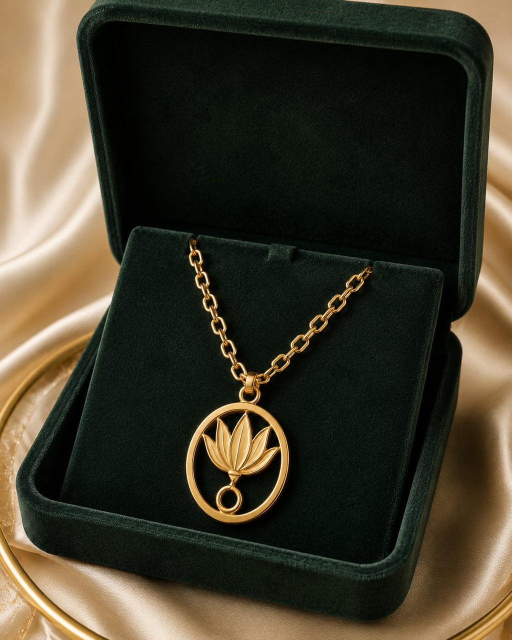 the lotus necklace