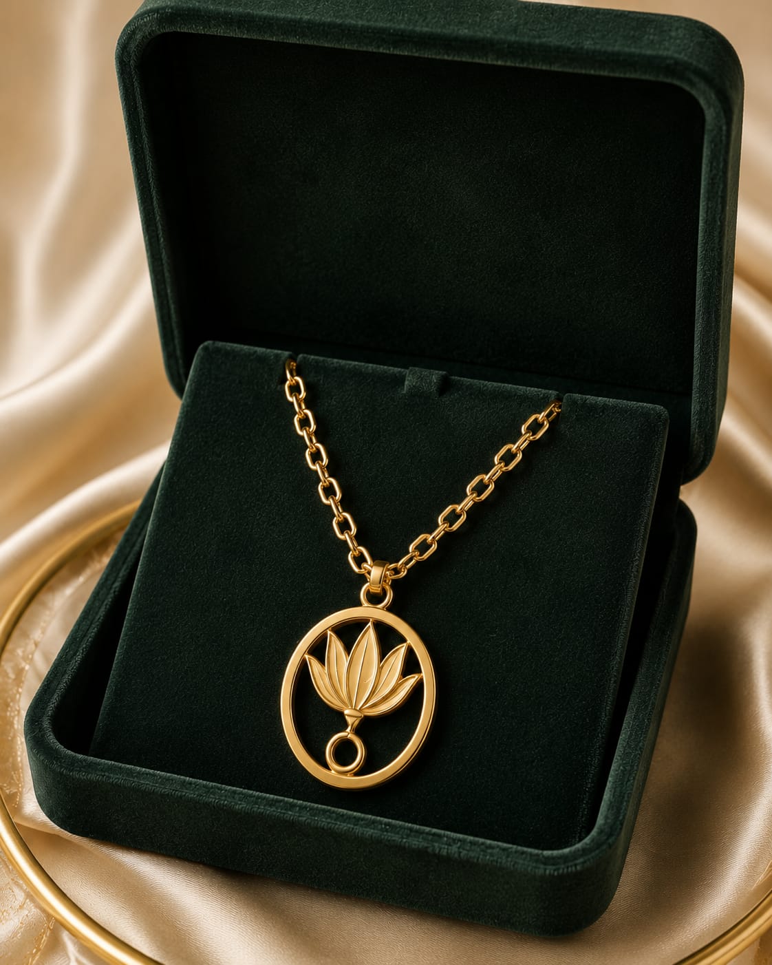 the lotus necklace
